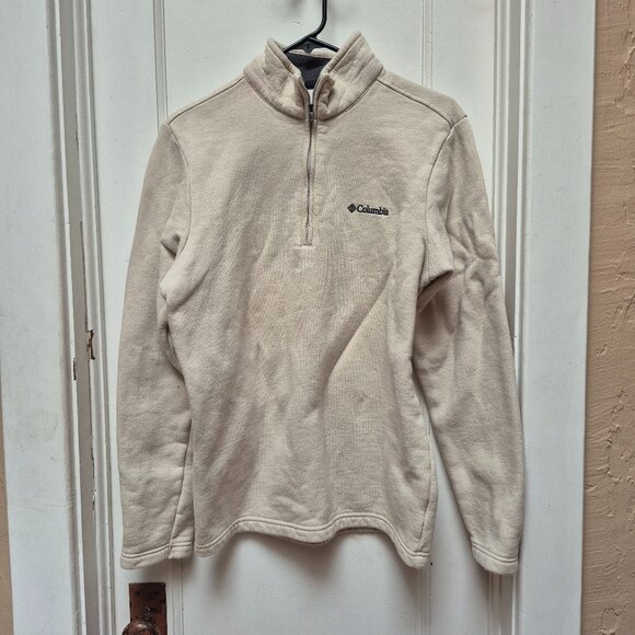 Columbia Cream Pullover Sweater - S - Picture 1 of 7